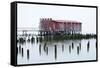 Old Fishing Cannery on the Columbia River, Astoria, Oregon, USA-Jamie & Judy Wild-Framed Stretched Canvas