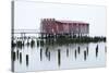 Old Fishing Cannery on the Columbia River, Astoria, Oregon, USA-Jamie & Judy Wild-Stretched Canvas