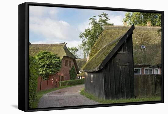 Old Fishing House with Inner Courtyard-Uwe Steffens-Framed Stretched Canvas