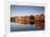 Old Fishing Warehouses Reflected in the River Nidelva-Doug Pearson-Framed Photographic Print