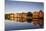 Old Fishing Warehouses Reflected in the River Nidelva-Doug Pearson-Mounted Photographic Print