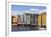 Old Fishing Warehouses, Trondheim, Sor-Trondelag, Norway, Scandinavia, Europe-Doug Pearson-Framed Photographic Print