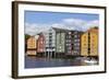 Old Fishing Warehouses, Trondheim, Sor-Trondelag, Norway, Scandinavia, Europe-Doug Pearson-Framed Photographic Print