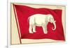 Old Flag of Siam-null-Framed Art Print