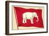 Old Flag of Siam-null-Framed Art Print