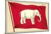 Old Flag of Siam-null-Mounted Premium Giclee Print