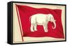 Old Flag of Siam-null-Framed Stretched Canvas