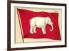 Old Flag of Siam-null-Framed Art Print