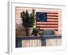 Old Flag with Ivy-unknown Chiu-Framed Art Print