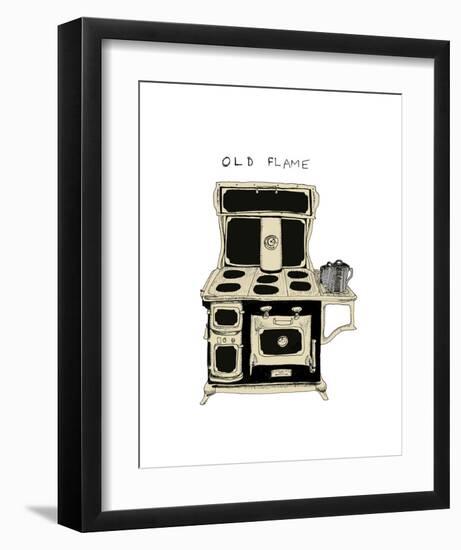 Old Flame-Urban Cricket-Framed Art Print