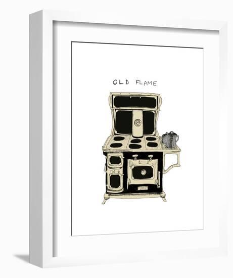 Old Flame-Urban Cricket-Framed Art Print