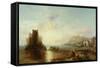 Old Folkestone, 1866-James Webb-Framed Stretched Canvas