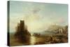 Old Folkestone, 1866-James Webb-Stretched Canvas