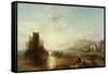 Old Folkestone, 1866-James Webb-Framed Stretched Canvas