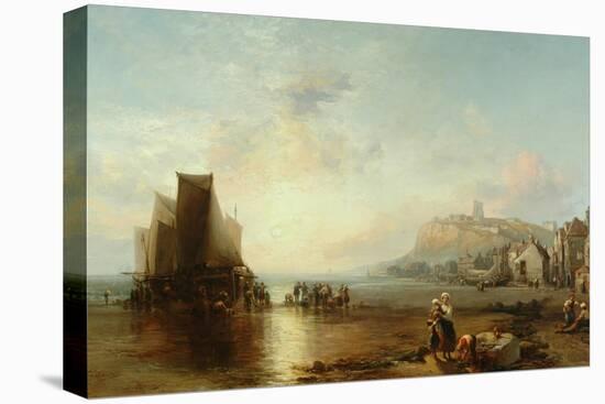 Old Folkestone, 1866-James Webb-Stretched Canvas