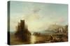 Old Folkestone, 1866-James Webb-Stretched Canvas