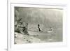Old Folks Fishing in Boat-null-Framed Premium Giclee Print