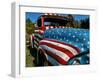 Old Ford Truck Painted with American Flag Pattern, Rockland, Maine, Usa-Bill Bachmann-Framed Photographic Print