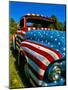 Old Ford Truck Painted with American Flag Pattern, Rockland, Maine, Usa-Bill Bachmann-Mounted Photographic Print