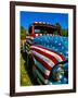 Old Ford Truck Painted with American Flag Pattern, Rockland, Maine, Usa-Bill Bachmann-Framed Photographic Print