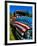 Old Ford Truck Painted with American Flag Pattern, Rockland, Maine, Usa-Bill Bachmann-Framed Photographic Print