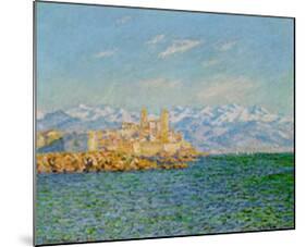 Old Fort At Antibes-Claude Monet-Mounted Art Print