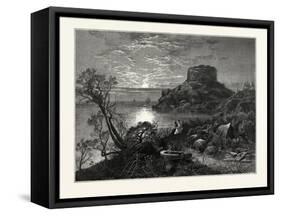 Old Fort Dumpling, Newport-John Douglas Woodward-Framed Stretched Canvas