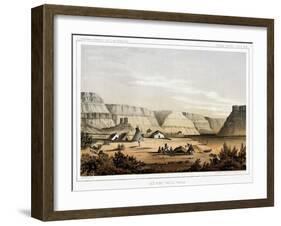 Old Fort Walla Walla-Thomas H. Ford-Framed Giclee Print