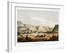 Old Fort Walla Walla-Thomas H. Ford-Framed Giclee Print