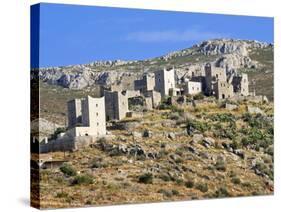 Old Fortified Village of Vathia, in the Lakonian Mani, Peloponnese, Greece, Europe-null-Stretched Canvas