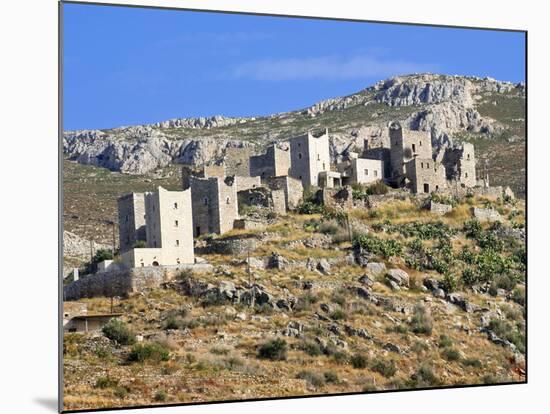 Old Fortified Village of Vathia, in the Lakonian Mani, Peloponnese, Greece, Europe-null-Mounted Photographic Print