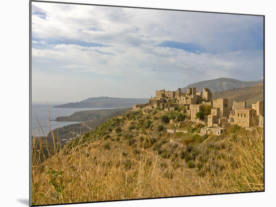 Old Fortified Village of Vathia, in the Lakonian Mani, Peloponnese, Greece, Europe-null-Mounted Photographic Print