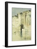 Old Fortress Naples-Childe Hassam-Framed Giclee Print