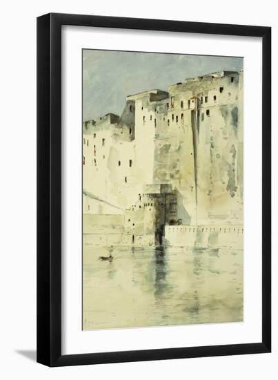 Old Fortress Naples-Childe Hassam-Framed Giclee Print