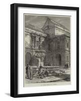 Old Fountain, Seville-null-Framed Giclee Print