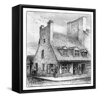 Old French House, Quebec, Canada, 1900-A Forsyth-Framed Stretched Canvas