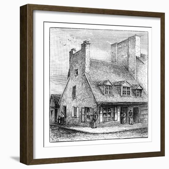 Old French House, Quebec, Canada, 1900-A Forsyth-Framed Giclee Print