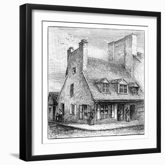 Old French House, Quebec, Canada, 1900-A Forsyth-Framed Giclee Print