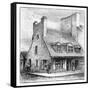 Old French House, Quebec, Canada, 1900-A Forsyth-Framed Stretched Canvas