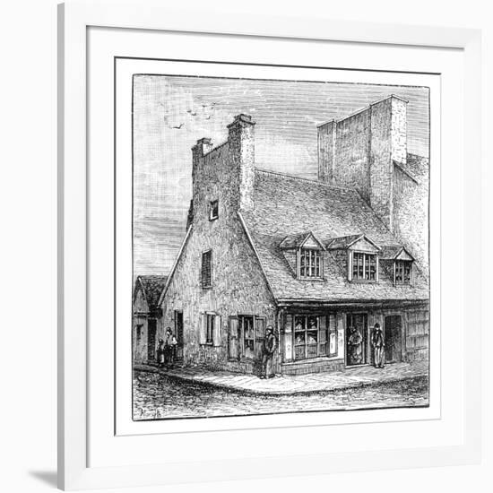 Old French House, Quebec, Canada, 1900-A Forsyth-Framed Giclee Print