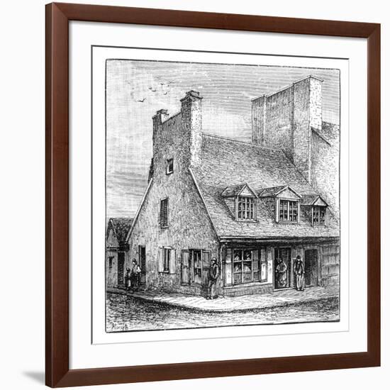 Old French House, Quebec, Canada, 1900-A Forsyth-Framed Giclee Print