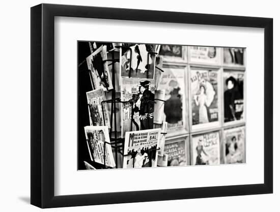 Old French Postcards - Gallery - Montmartre - Paris - France-Philippe Hugonnard-Framed Photographic Print