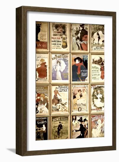 Old French Postcards - Gallery - Montmartre - Paris - France-Philippe Hugonnard-Framed Photographic Print