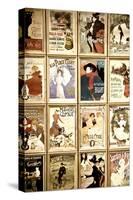 Old French Postcards - Gallery - Montmartre - Paris - France-Philippe Hugonnard-Stretched Canvas