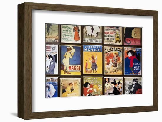 Old French Postcards - Gallery - Montmartre - Paris - France-Philippe Hugonnard-Framed Photographic Print