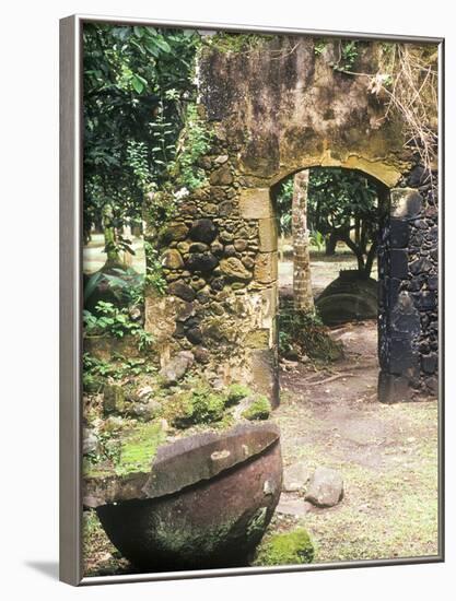 Old French Sugar Mill, Anse Chastanet Resort, Souffriere, St. Lucia, Caribbean-Greg Johnston-Framed Photographic Print