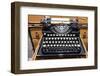 Old French typewriter.-Julien McRoberts-Framed Photographic Print