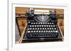 Old French typewriter.-Julien McRoberts-Framed Photographic Print