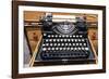 Old French typewriter.-Julien McRoberts-Framed Photographic Print