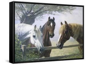 Old Friends-Simon Ludvig Ditlev Simonsen-Framed Stretched Canvas